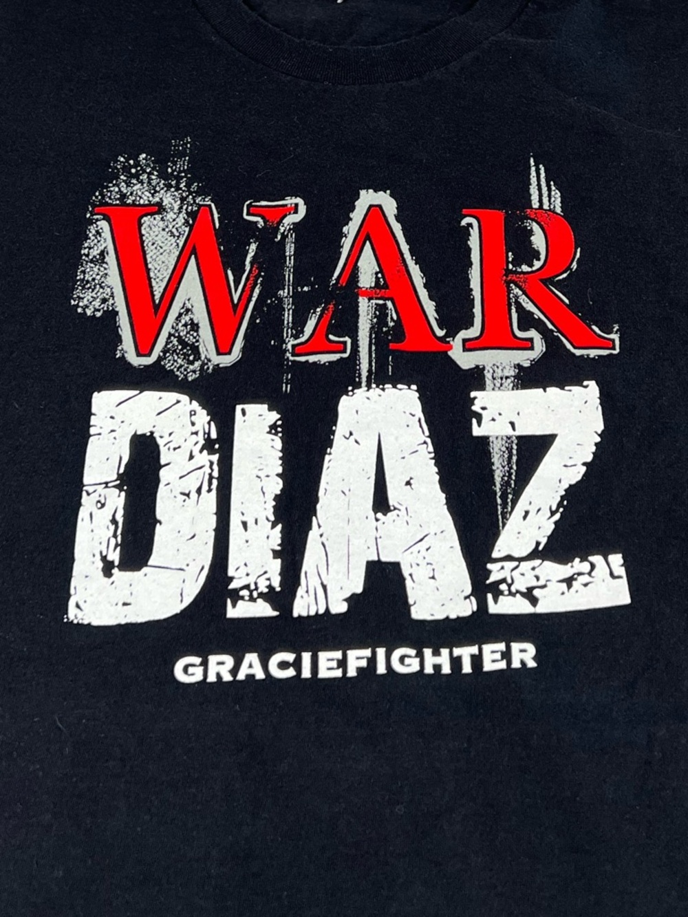 UFC 'WAR DIAZ' Tee with Red Accents